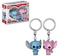 Produktbild: Funko Schlüsselanhänger Stitch & Angel- Pocket POP - Keychain
