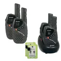 Produktbild: Profi Handfunkgerät Sprechfunk Walkie Talkie Akku bis 5km Reichweite Zulassung