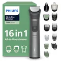 Produktbild: PHILIPS Multigroom Series 7000 All-in-One 16-teiliger Barttrimmer und Haarschneider für Gesicht, Kopf und Körper, selbstschärfende Metallklingen, 21 Längeneinstellungen (0,5-16 mm), Modell MG7931/15
