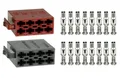 Produktbild: Autoradio Montageset 8-polig ISO-Stecker für Strom Lautsprecher inkl 16 Kontakte
