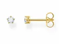 Produktbild: Thomas Sabo Charming Collection - H2135-414-14 - 1 Stück Ohrstecker - Ohrring - Silber - Gelbgold - Zirkonia - Klar