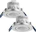 Produktbild: 2x Bewegungssensor Unterputz 360° Einbau-Deckenmontage Infrarot Sensor SEBSON