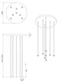 Produktbild: Susa Pendelleuchte Ø500mm LED 40W 3540lm 3000K Dimmbar in schwarzem Metall - Elegantes Design IP20 Schutzklasse 1