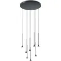 Produktbild: Fabas Luce Led-Hängeleuchte Susa, Schwarz, Metall, 200 cm, DIN EN ISO 9001, höhenverstellbar, Lampen & Leuchten, Innenbeleuchtung, Leuchten nach Räumen, Esstischlampen