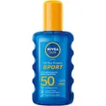 Produktbild: Nivea Sonnencreme Sun UV Dry Protect Sport, LSF 50, 200ml, extra wasserfest