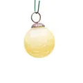 Produktbild: Antikas - Christbaumkugelset, Rund, 12er Set | Glas, Gelb, krakeliert | H6,0xB6,0cm