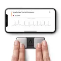 Produktbild: KardiaMobile 1-Kanal-EKG-Herzfrequenzmesser – EKG-Aufzeichnung zu Hause – Erkennt Vorhofflimmern – Sofortige Ergebnisse in 30 Sekunden – Einfach zu verwenden – Funktioniert mit den meisten Smartphones