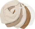 Produktbild: Pippi Babywear Lätzchen Bandana Bib Solid (5-Pack)