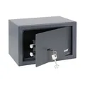 Produktbild: HMF 49200-11 Safe Tresor mit Schlüssel, Möbeltresor 31 x 20 x 20 cm Anthrazit