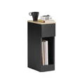 Produktbild: SoBuy Nachttisch schmal Nachtschrank kleiner Beistelltisch 20cm Breit FBT111-SCH