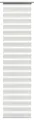 Produktbild: Gardinia 30320 Flächenvorhang Day und Night, 60 x 245 cm, weiß