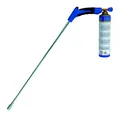 Produktbild: CFH Bio-Gärtner Deluxe PZ 7000 Abflammgerät inkl. Gasdose 600 ml - Unkrautbrenner Gas Anwendung, 2,32 kW bei über 1.000 °C Flammentemperatur, Auch als Grillanzünder geeignet, Integrierte Piezozündung