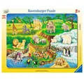 Produktbild: Ravensburger Puzzle Zoobesuch, 14 Puzzleteile