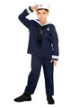 Produktbild: Maskworld Klassisches Matrosen Kinder-Kostüm - Verkleidung Uniform Anzug für kleine Seemänner - Fasching Karneval Mottopartys & Halloween - Größe 104
