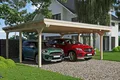 Produktbild: Skanholz Doppelcarport Emsland, BxT: 613x604 cm, 223 cm Einfahrtshöhe, versch. Farben