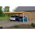 Produktbild: Skan Holz Flachdach-Doppelcarport Emsland 613 cm x 604 cm