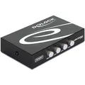 Produktbild: DELOCK 87634 Switch 4-port USB manuell, Schwarz