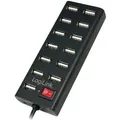 Produktbild: LOGILINK UA0126 - Logilink USB 2.0 Hub 13-Port - Schalter, schwarz