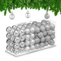 Produktbild: Weihnachtskugeln Christbaumschmuck Baumkugeln Weihnachtsbaumkugeln 96er Set