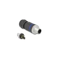Produktbild: 60535 - M12 Steckverbinder A-kodiert 8 Pin Stecker zur Montage mit...
