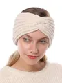 Produktbild: axy Haarband Damen Strick Stirnband mit Twist Knoten HBW3, Strick Winter Stirnband Hairband