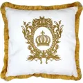 Produktbild: Harald Glööckler Luxus Deko Kissen Pompöös by Casa Padrino Weiß / Gold  - Glööckler Kissen
