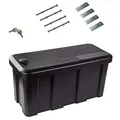 Produktbild: DEMA Anhänger Staubox 25L – Deichselbox 56,5x24,5x28,5 cm, Staukasten, Deichselkasten, Heckbox DDB25, robust, 100 kg Tragfähigkeit, für PKW, Transport, Werkzeug & Zubehör