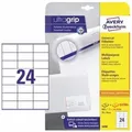 Produktbild: Universaletikett Ultragrip 70 X 36 Mm (b X H) Nicht Wieder Ablösbar Papier Weiß 720 Etik./pack.