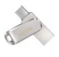 Produktbild: SanDisk Ultra Dual Flash Drive Go, USB Type C metal SDDDC4-256G-G46 with Keyring