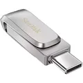Produktbild: SanDisk Ultra Dual Drive Luxe 256 GB, USB-Stick, silber