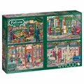 Produktbild: Falcon 11329 Victor McLindon Corner Shops 4x1000 Teile Puzzle
