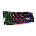 Produktbild: EMPIRE GAMING - Tastiera Gaming K300 QWERTY Italiana - 105 Tasti Semimeccanica - Retroilluminazione LED RGB - 19 Keys Anti-ghosting - 12 Scorciatoie multimediali - USB Con Filo