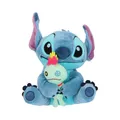 Produktbild: Stitch Spardose mit Scrump – Kuschelige Plüsch-Spardose – Offizielles Lizenzprodukt – ca. 20 cm – Detailreiches Design – Geschenkidee für Kinder & Fans