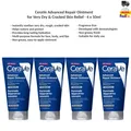 Produktbild: CeraVe Advanced Repair Salbe Für Sehr Trockene & Rissige Haut 4x50 ml