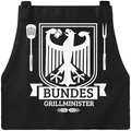 Produktbild: MoonWorks Bundesgrillminister Grill-Schürze für Männer mit Spruch schwarz unisize