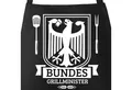 Produktbild: MoonWorks Grillschürze Bundesgrillminister Grill-Schürze für Männer mit Spruch Moonworks®, mit kreativem Aufdruck