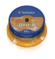 Produktbild: Verbatim VER43522 DVD-R - 4.7GB/120Min, 16-fach/Spindel, Packung mit 25 Stück