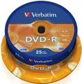 Produktbild: 25 Verbatim Rohlinge DVD-R 4,7GB 16x Spindel