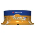 Produktbild: 25x Verbatim DVD-R Rohlinge 4,7GB 16x Schreiben Spindel Cakebox