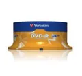 Produktbild: 023942435228 Płyty DVD-R 4,7GB x16 Cake 25szt VERBATIM 435228 VERBATIM