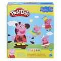 Produktbild: Play-Doh Peppa Wutz Stylingset mit 9 Dosen und 11 Accessoires, Peppa Wutz Spielzeug für Kinder ab 3 Jahren, Multicolour