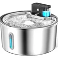 Produktbild: Katzenbrunnen Kabellos mit Bewegungsmelder 4200mAh Batteriebetrieben, 3.2L Ed...