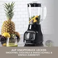 Produktbild: GourmetMAXX Standmixer 1L Smoothie Maker Mixer Blender schwarz