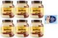 Produktbild: 6er-Pack Nutkao Crema Bicolore Cacao,Nocciole e Vaniglia,Streichfähige Creme Kakao mit Haselnüssen und Vanille, 750g-Glas + 1er-Pack Kostenlos Felce Azzurra Talkumpuder, 100g-Beutel