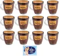 Produktbild: 12er-Pack Nutkao Crema Cacao con Nocciole,Streichfähige Creme Kakao mit Haselnüssen,Italienische Creme, 330g-Glas + 1er-Pack Kostenlos Felce Azzurra Talkumpuder, 100g-Beutel
