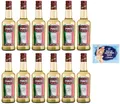 Produktbild: 12er-Pack Ponti Weißweinessig, Aceto di Vino Bianco Italiano,100% Italienischer Essig,500ml Glasflasche + 1er-Pack Kostenlos Felce Azzurra Talkumpuder, 100g-Beutel