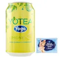 Produktbild: 12er-Pack Yoga Yotea Thè Limone,Erfrischendes Alkoholfreies Getränk,Eistee mit Zitrone,330ml Einwegdose + 1er-Pack Kostenlos Felce Azzurra Talkumpuder, 100g-Beutel