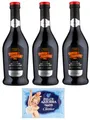 Produktbild: 3er-Pack Monari Federzoni Aceto Balsamico di Modena I.G.P.Gusto Rotondo,Balsamico-Essig aus Modena I.G.P.,500ml Glasflasche + 1er-Pack Kostenlos Felce Azzurra Talkumpuder, 100g-Beutel