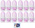 Produktbild: 12 x Breeze PerfectBeauty Deodorant Roll-On 50 ml + 1 Packung Talkum Felce Azzurra gratis, Beutel mit 100 g