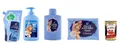Produktbild: Felce Azzurra Flüssigseife+Nachfüller + Klassisches Talkumglas+Beutel+Polpa 400g